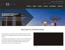 Tablet Screenshot of entrexchange.com